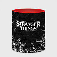 Чашка с принтом «Stranger things Очень странные дела» (цвет чашки на выбор)