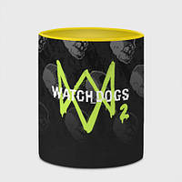 Чашка с принтом «Watch dogs 2» (цвет чашки на выбор)