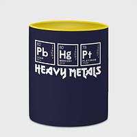 Чашка с принтом «Heavy Metals» (цвет чашки на выбор)