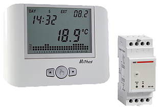 Програмований бездротовий терморегулятор (термостат) Cewal Mithos RF