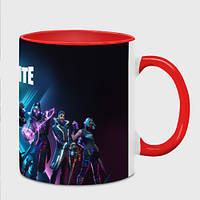 Чашка с принтом «Fortnite 10 сезон» (цвет чашки на выбор)