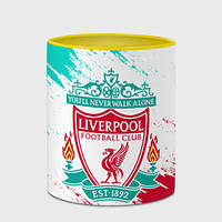 Чашка с принтом «Liverpool Ливерпуль» (цвет чашки на выбор)