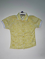 Рубашка детская летняя на пуговицах на мальчика 1-4 года "MATILDA" купить недорого от прямого поставщика