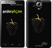 Пластиковый чехол Endorphone на Lenovo A536 Черная клубника (3585m-149-26985) PS, код: 1391037