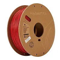 PolyTerra PLA Filament (пластик) для 3D принтера Polymaker 1кг, 1.75мм, армійський червоний (70955)