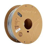 PolyTerra PLA Filament (пластик) для 3D принтера Polymaker 1кг, 1.75мм, скамянілий сірий (70824)