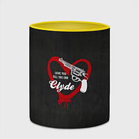 Чашка с принтом «Clyde» (цвет чашки на выбор)