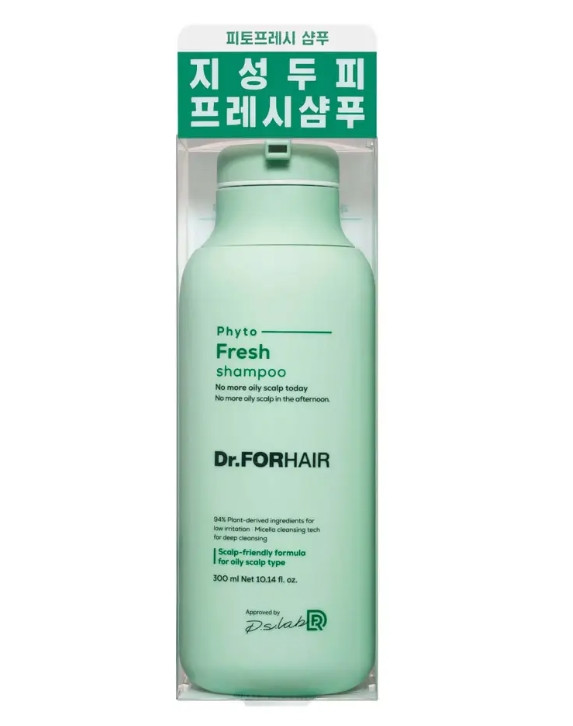 Міцелярний шампунь для жирної шкіри голови Dr.Forhair Phyto Fresh Shampoo 300 мл