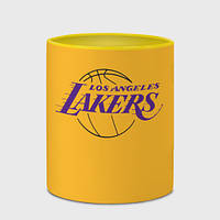 Чашка с принтом «Лос-Анджелес Лейкерс Форма1» (цвет чашки на выбор)