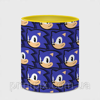 Чашка  Sonic pattern 330 мл (цвет чашки на выбор)