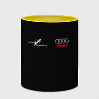 Чашка с принтом «Audi quattro» (цвет чашки на выбор)