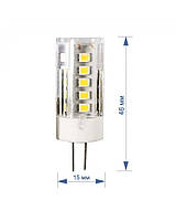 Лампа RIGHT HAUSEN LED Standard капсульная 3,5W 220V G4 6000K керам./пласт. HN-157042
