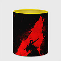Чашка с принтом «Dark Souls тёмные души» (цвет чашки на выбор)