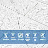 Панель стенная 3D 700х770х3мм Мраморный квадрат SW-00002262, фото 4
