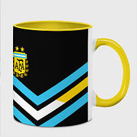 Чашка с принтом «Сборная Аргентины» (цвет чашки на выбор)