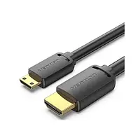 Відео-кабель Vention (AGHBF) HDMI (тато) - Mini-HDMI (тато) 1m Black