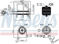 Масляный радиатор FORD C-MAX (DM2) / FORD FOCUS C-MAX (DM2) 2003-2013 г.