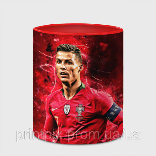 Чашка Криштиану Роналду: Португалия 330 мл (цвет чашки на выбор) - фото 1 - id-p2187440077