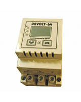 Устройство защиты на DIN-рейку для однофазной сети 220В Devolt 64