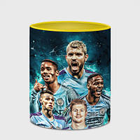 Чашка с принтом «Манчестер Сити Серхио Агуэро» (цвет чашки на выбор)