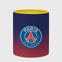 Чашка с принтом «PSG ПСЖ Paris Saint Germain» (цвет чашки на выбор)