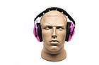 Навушники протишумні захисні Venture Gear VGPM9010PC (захист слуху NRR 24 дБ, беруші в комплекті), рожеві, фото 8