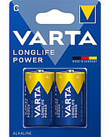 Батарейка VARTA HIGH ENERGY/LONGLIFE POWER LR-14 С BL 2 ALKALINE
