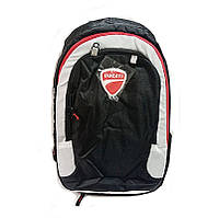 Мото рюкзак з гідрататором Ducati, чорно-білий