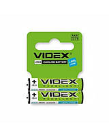 Батарейка VIDEX LR03 щелочная, AAA shrink card/2 pcs