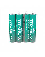 Батарейка VIDEX R03 солевая, AAA Titanum 4 pcs