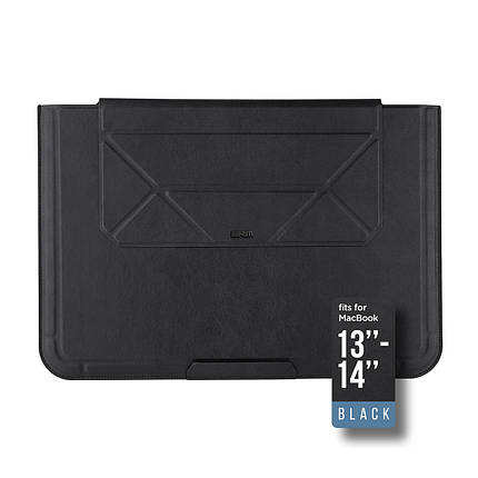 Чохол для ноутбука ArmorStandart PU Sleeve Stand YL7 14 Black (ARM69065), фото 1