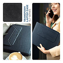 Чохол для ноутбука ArmorStandart PU Sleeve Stand YL7 14 Black (ARM69065), фото 5