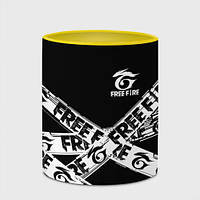 Чашка с принтом «Garena free fire off cyber line style» (цвет чашки на выбор)