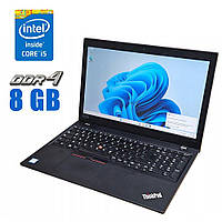 Ультрабук Lenovo ThinkPad L590/ 15.6" (1920x1080)/ Core i5-8250U/ 8 GB RAM/ 240 GB SSD/ UHD 620