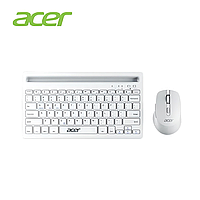 Беспроводной комплект ACER клавиатура OKR212 + мышь M155, Bluetooth+USB2.4 ГГц, с аккумулятором, белый+бежевый