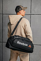 Спортивная мужская сумка Reebok, Классическая вместительная сумка для тренировок Рибок