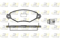 Тормозные колодки дисковые PEUGEOT 206 / PEUGEOT 206 SW (2E/K) 1993-2012 г.