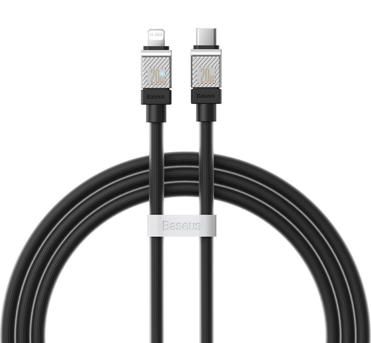 Кабель Baseus CoolPlay Series Fast Charging Cable Type-C to iP 20W 1m Black