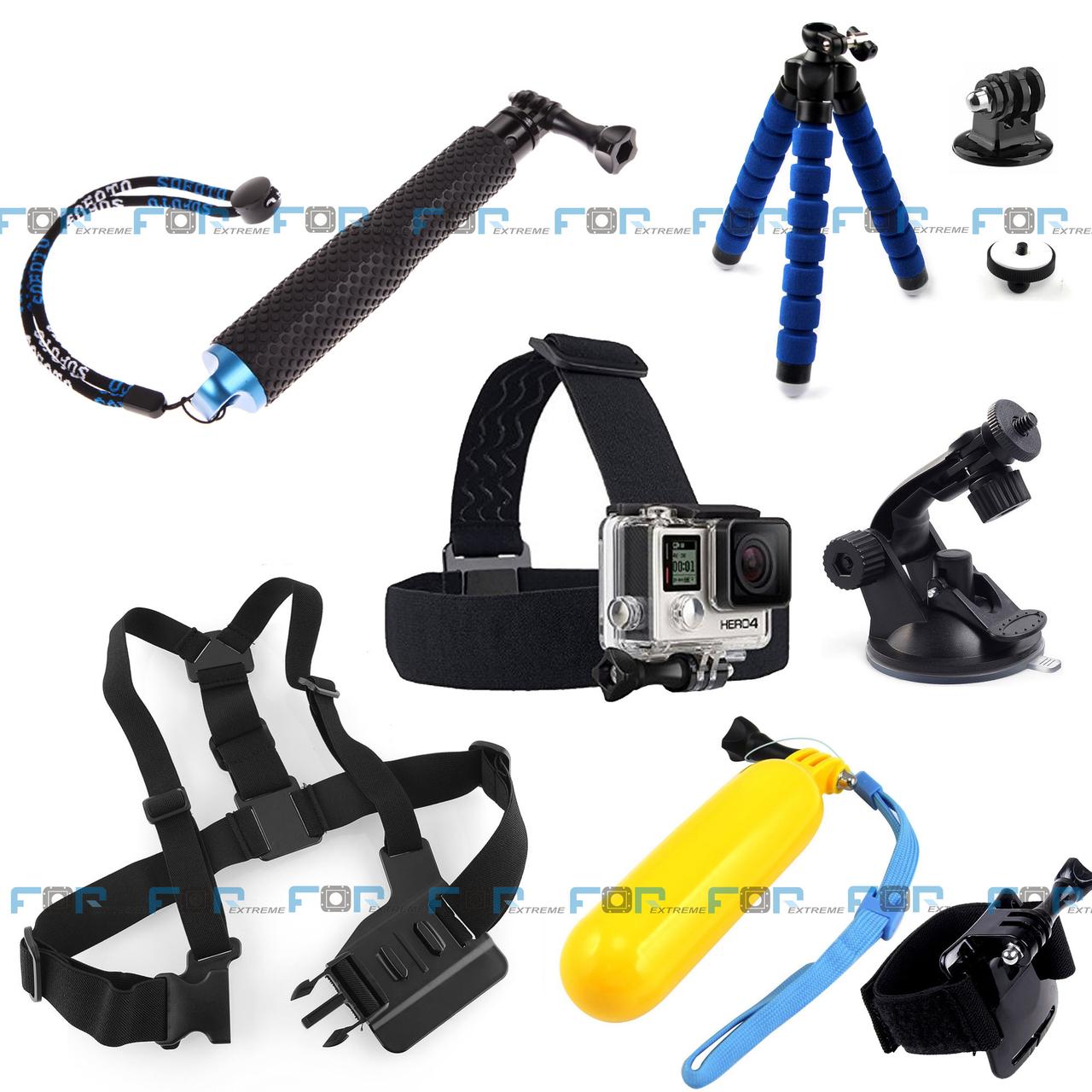 Набір кріплень STARTER для GOPRO SJCAM XIAOMI, фото 1