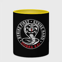 Чашка с принтом «Кобра Кай - Cobra Kai» (цвет чашки на выбор)
