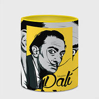 Чашка с принтом «Сальвадор Дали Salvador Dali» (цвет чашки на выбор)