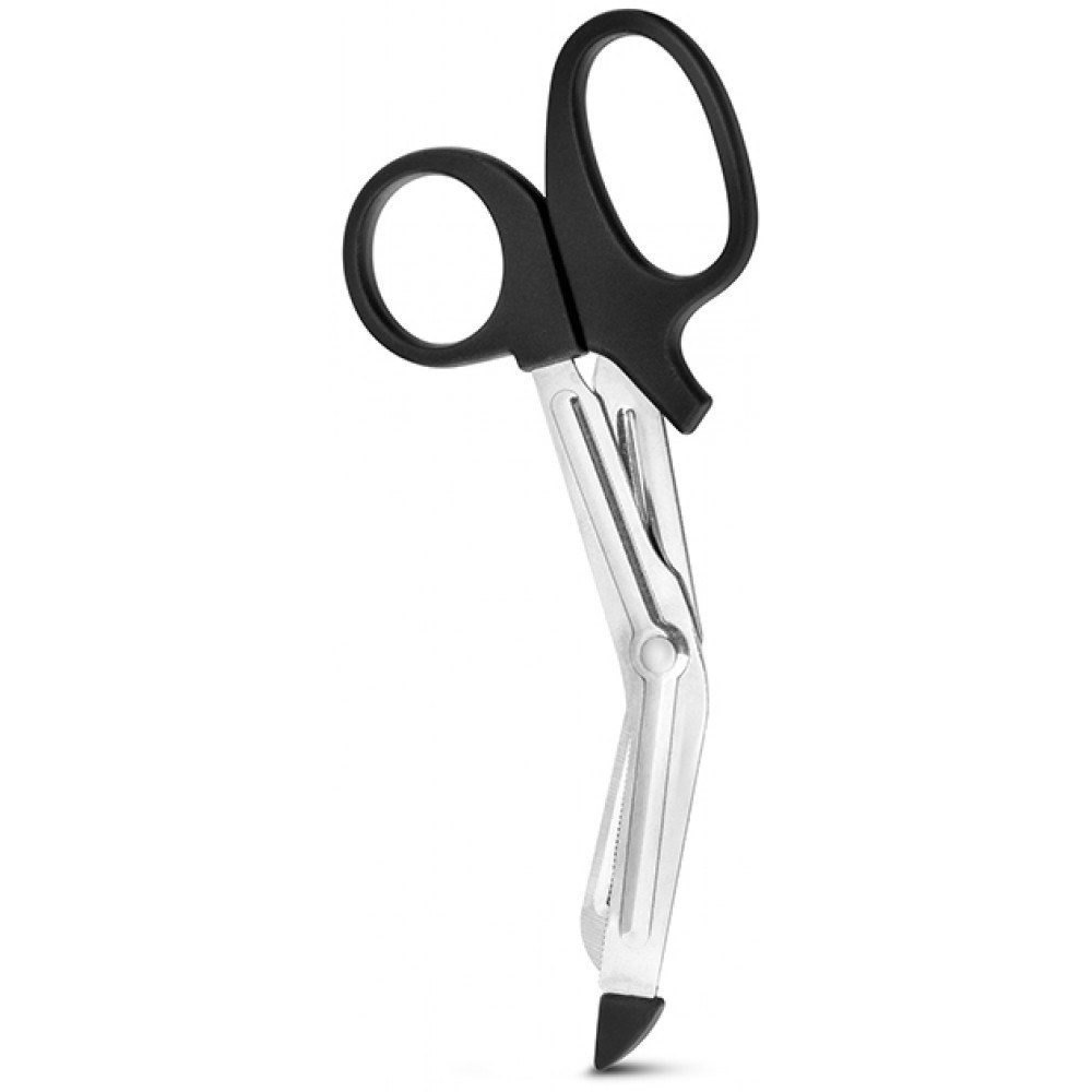 Ножиці для стрейч стрічки БДСМ чорно-сріблястого кольору Blush Love&Life