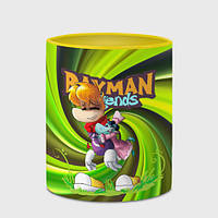 Чашка с принтом «Уставший Рэйман» (цвет чашки на выбор)