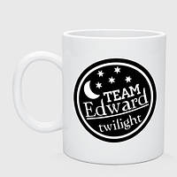 Чашка с принтом керамическая «Team Edvard twilight»