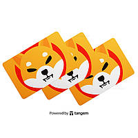 Крипто-кошелек Tangem 1.0 x Shiba Inu Wallet набор из 3 карт (TG128X3-S)