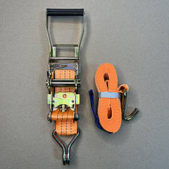 Стяжка вантажу, ремінь 3t. 50 mm.x5m.(0.5+4.5) пластик. ручка (DK-3913) (ST-3913) 49051286639