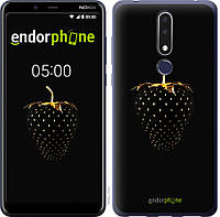 Силиконовый чехол Endorphone на Nokia 3.1 Plus Черная клубника (3585u-1607-26985) PS, код: 1390313