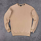 Унісекс світшот на зиму Pobedov 007 пісочного кольору, фото 7