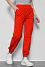 Спортивні штани жіночі червоного кольору 178365P, фото 2