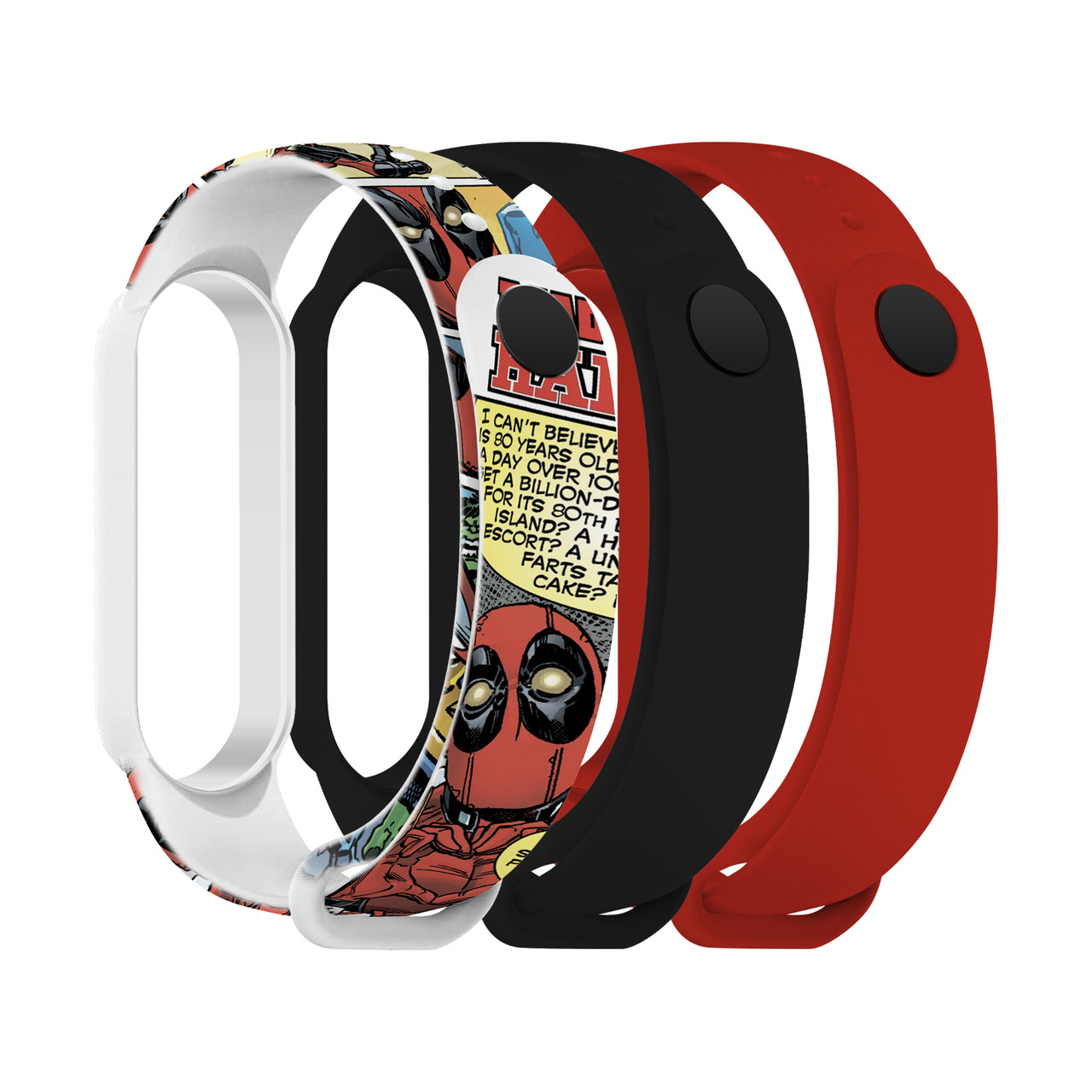 Ремешок комплект ArmorStandart TPU для Xiaomi Mi Band 7/6/5 DP Comix (ARM77058)